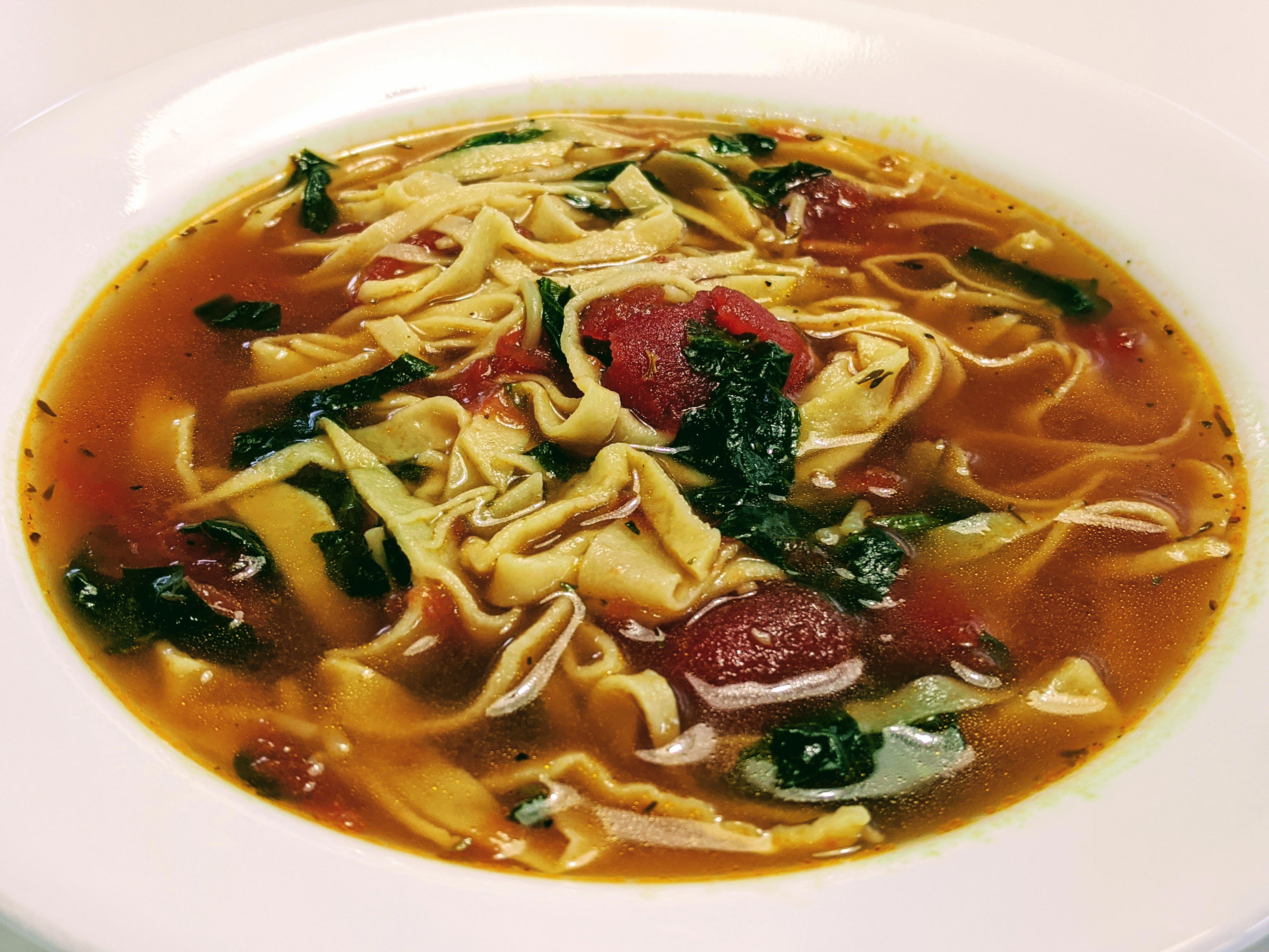 Soupe au riz de pâte
