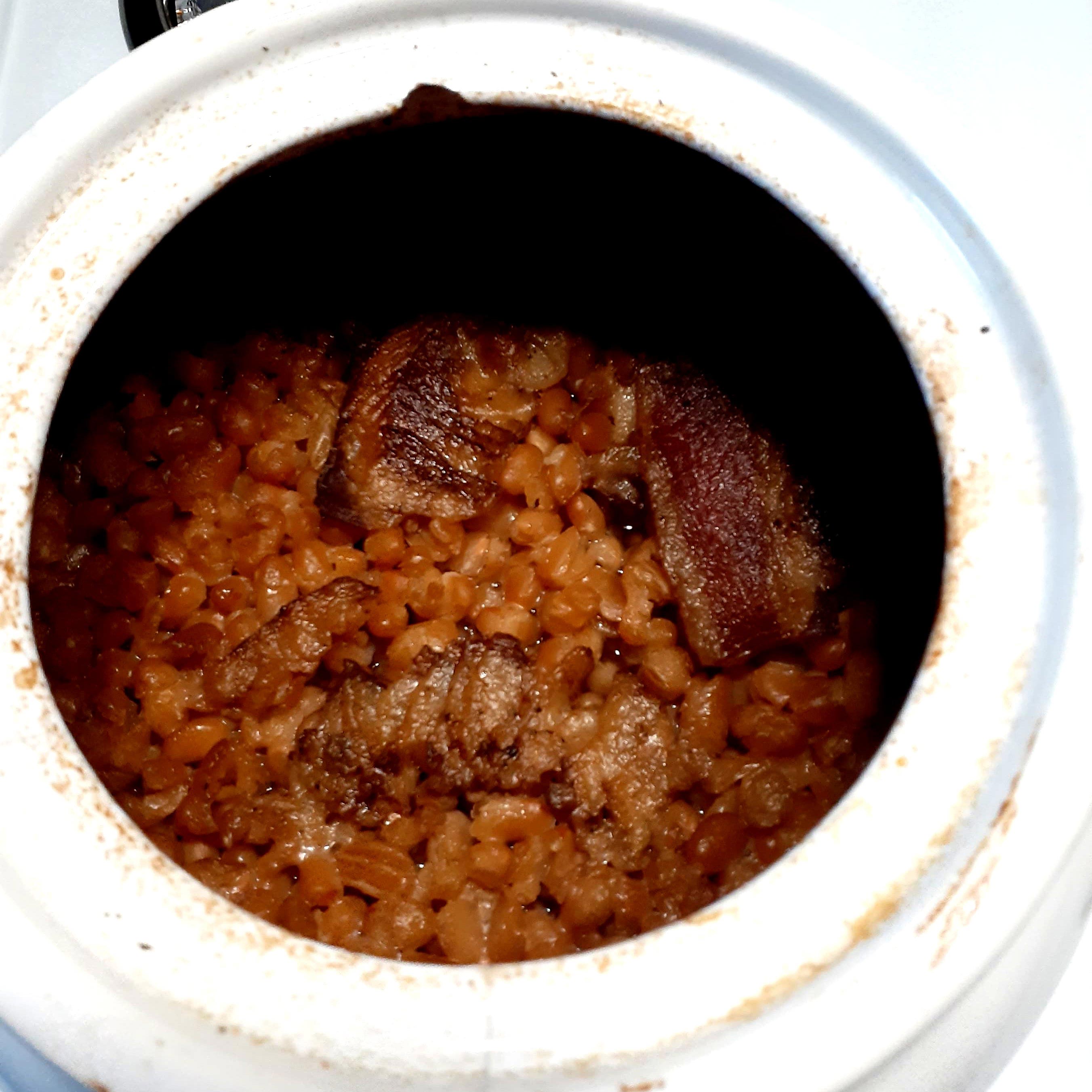 Fèves au lard