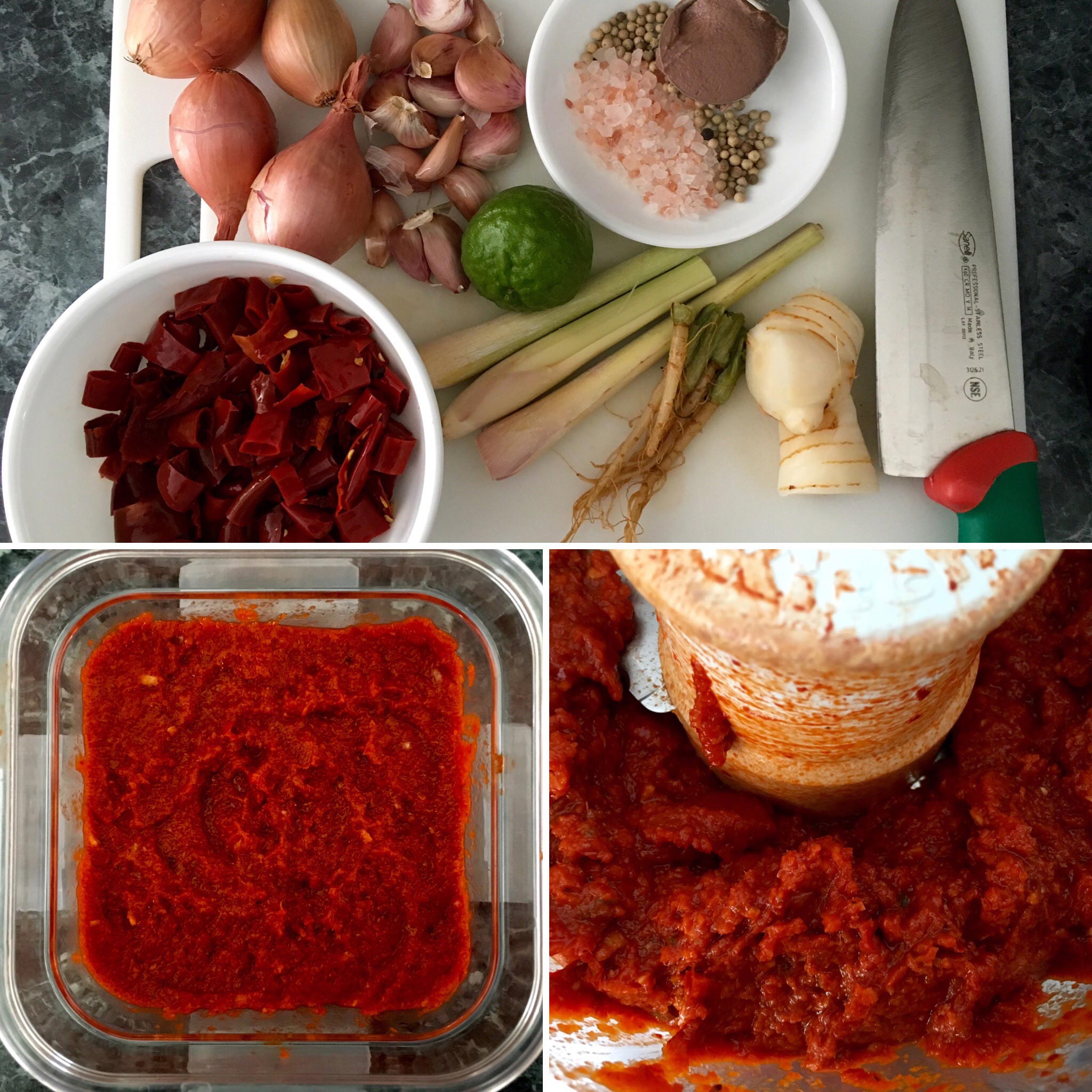 Pâte de cari rouge thaïlandais