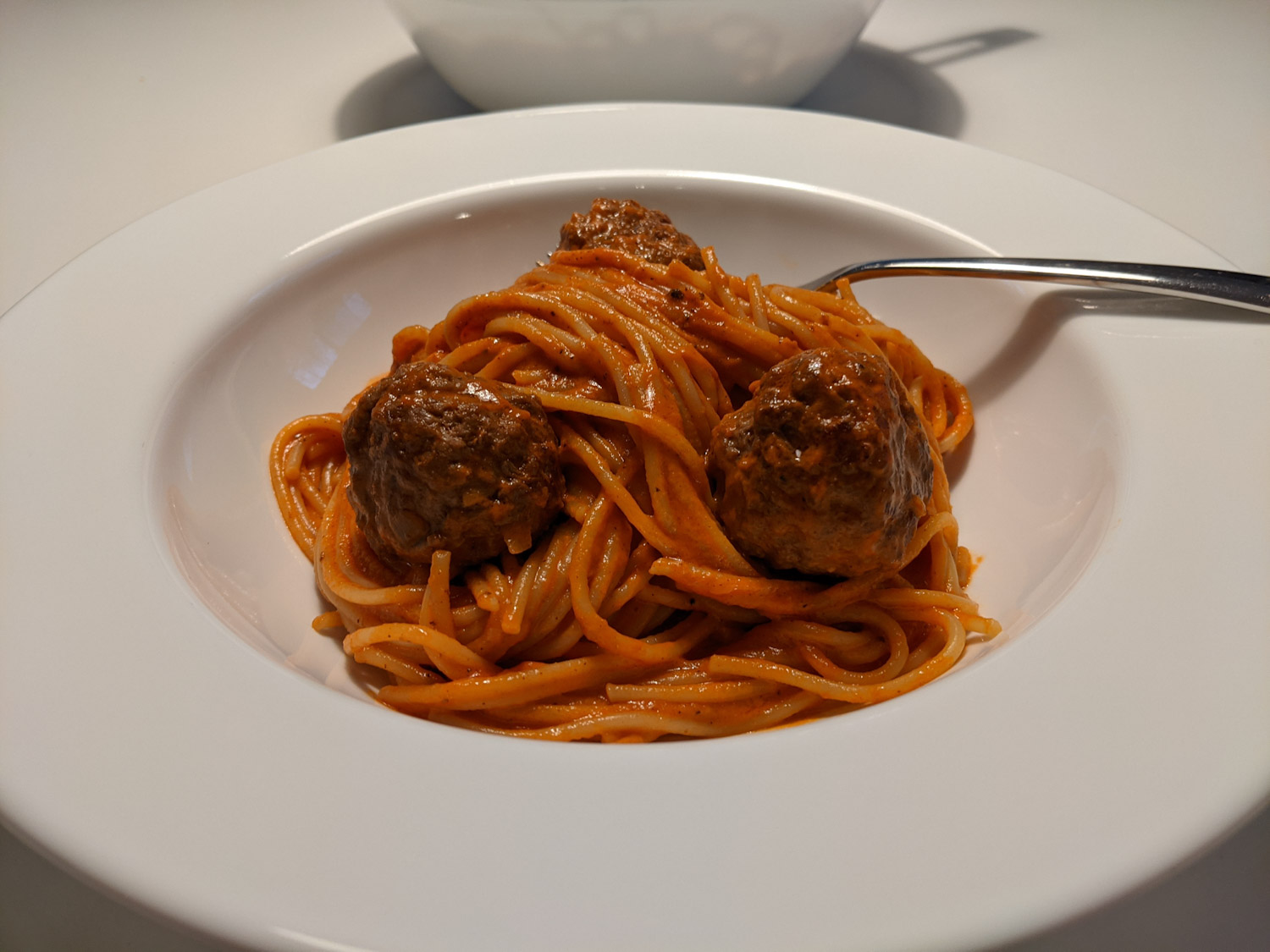 Spaghettis aux boulettes
