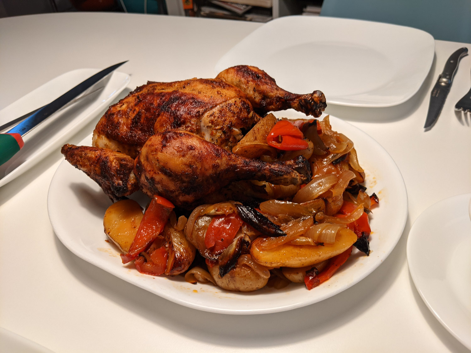 Poulet rôti aux saveurs portugaises